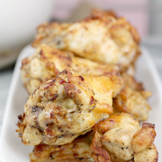 Greek-Style Air Fryer Chicken Wings