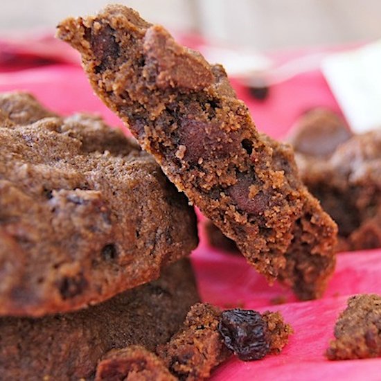 Chocolate Black Currant Cookies