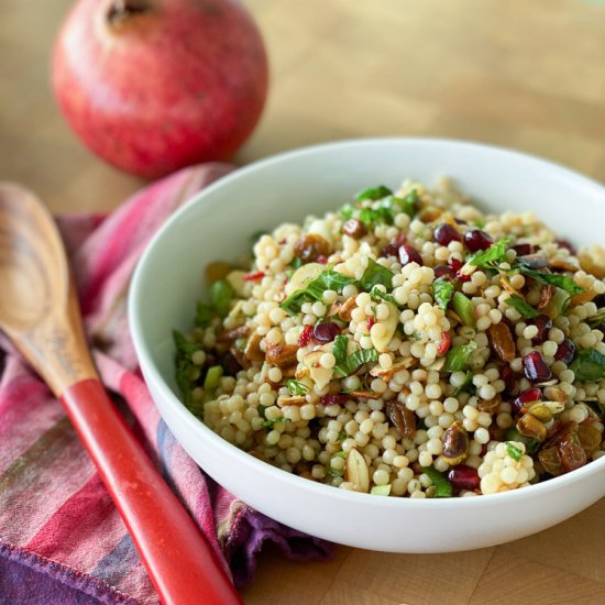 Fully Loaded Israeli Couscous Salad