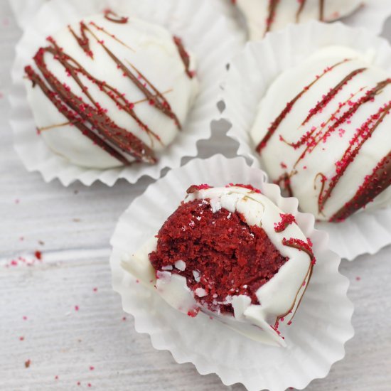 Red Velvet Cake Balls