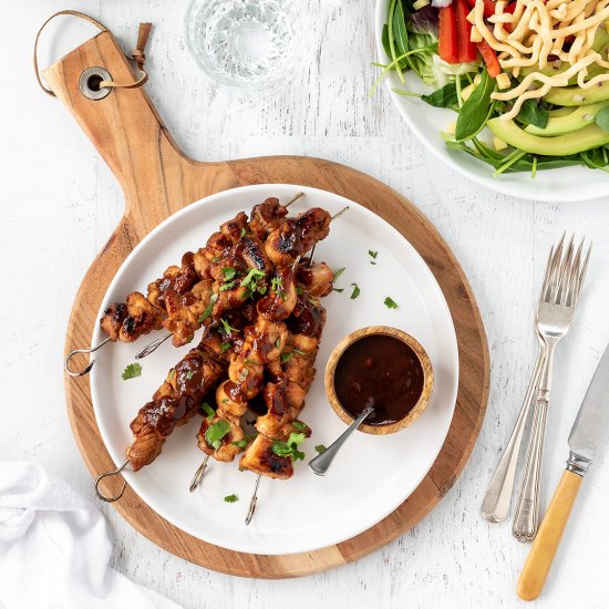 Summery Chicken Kebabs