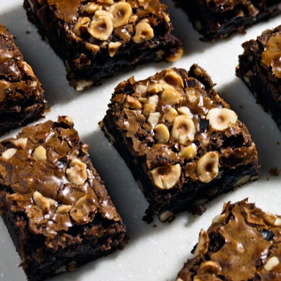 Gooey Nutella Brownies