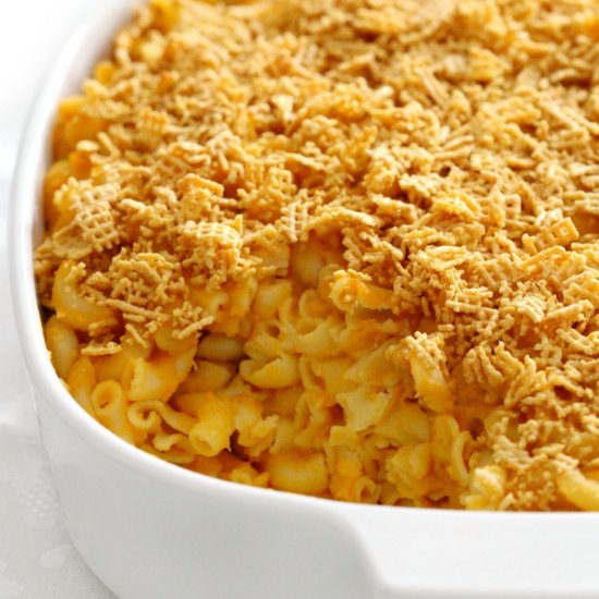 Baked V/GF Mac & Cheese