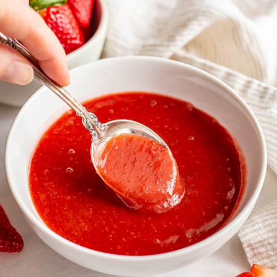 Easy Strawberry Sauce