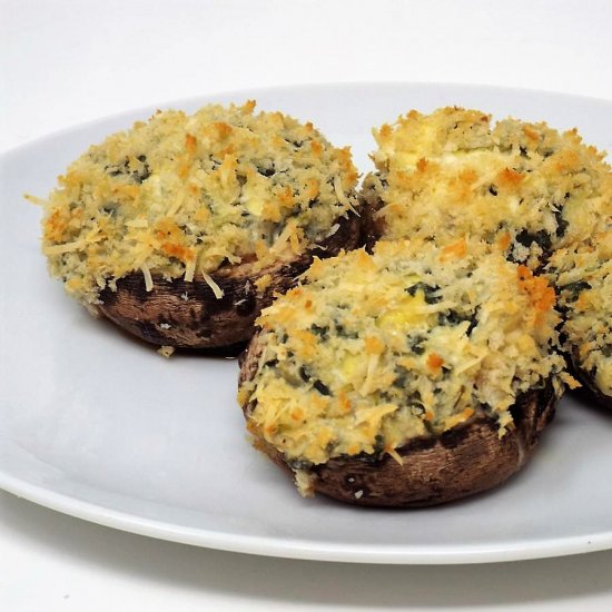 Spinach and Artichoke Stuffed Mushroom