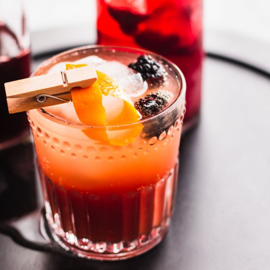 Vanilla Blackberry Mocktail