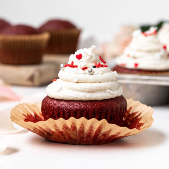 Vegan Red Velvet Cupcakes