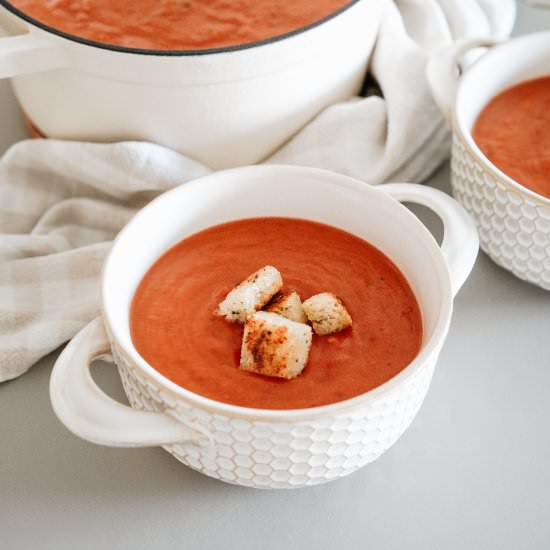 Classic Cream of Tomato Soup