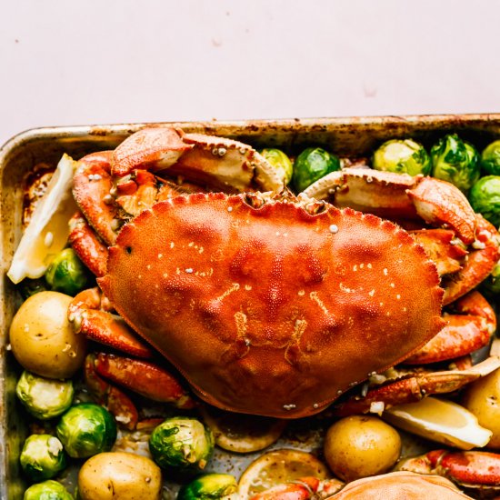 Garlic Butter Dungeness Crab Recipe