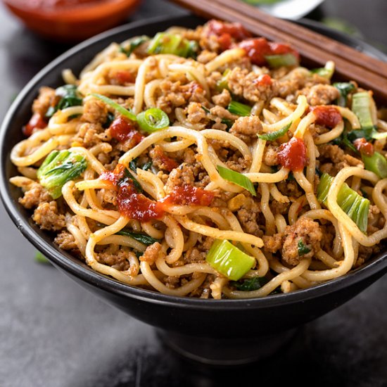 Spicy Pork with Noodles