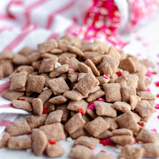 red velvet puppy chow