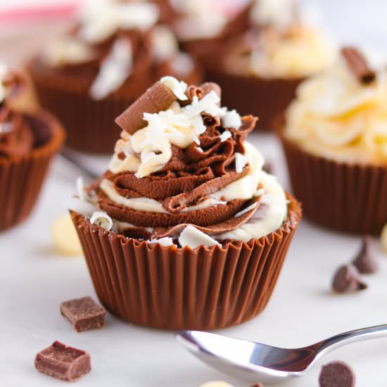 Triple Chocolate Mousse Cups