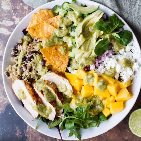 Mexican Mano Salad with Avocado