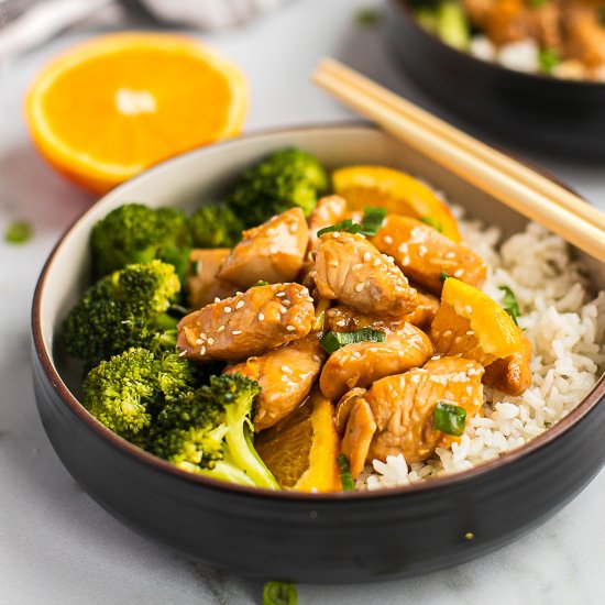 Healthy Orange Chicken