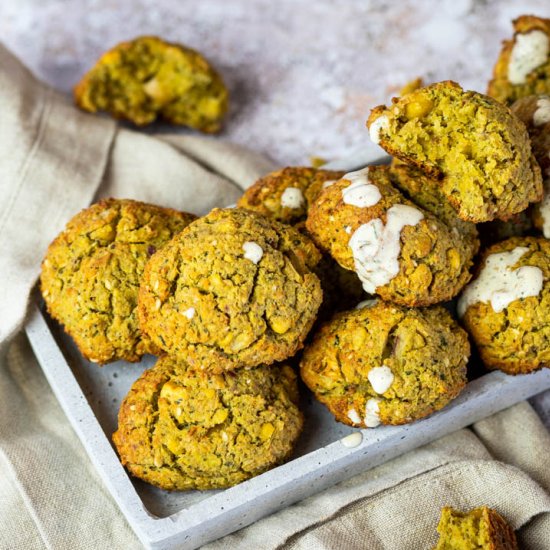 Oven Baked Falafel (vegan, oil-free)