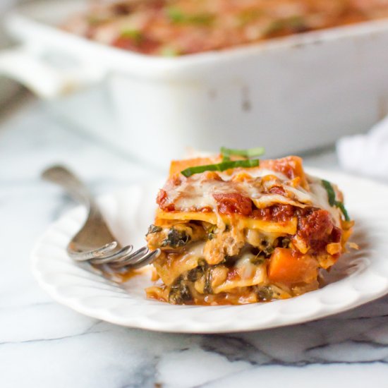 Veggie-Loaded Turkey Lasagna