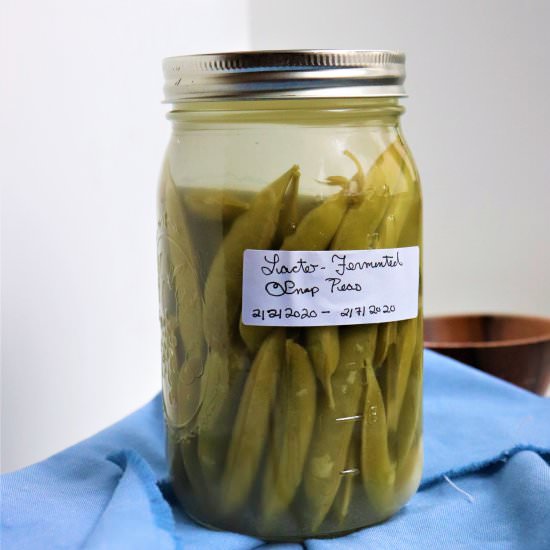 Lacto-Fermented Snap Peas