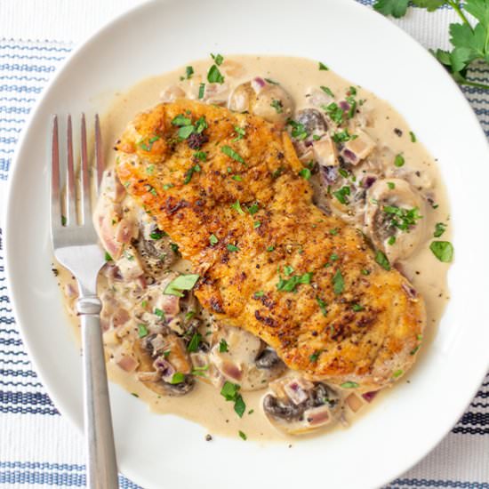 Creamy Chicken Marsala