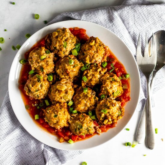 Slow Cooker Taco Meatballs