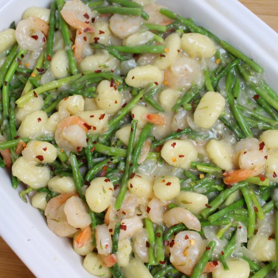 Skillet Gnocchi with Shrimp