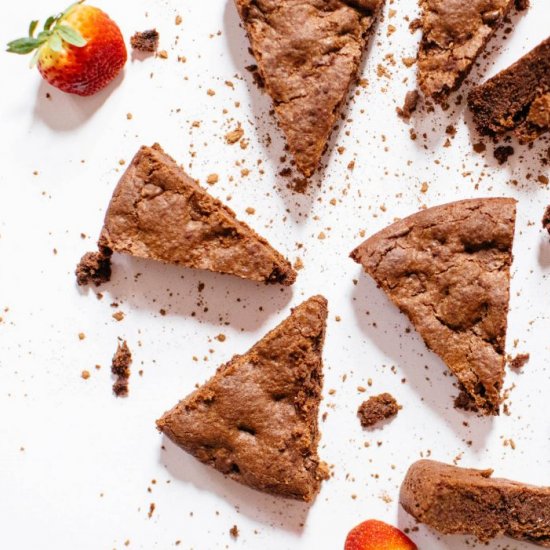 Double Chocolate Skillet Cookie