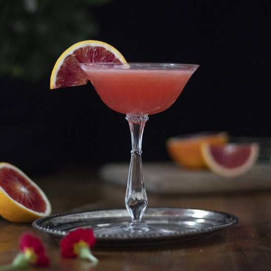 Blood Orange Whiskey Sour