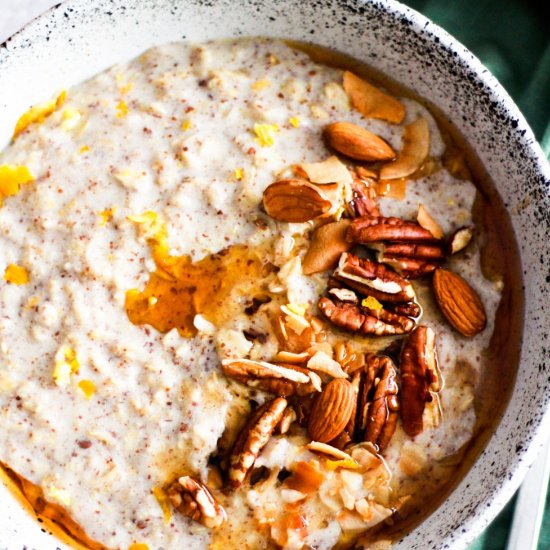 Vegan Lemon Oatmeal