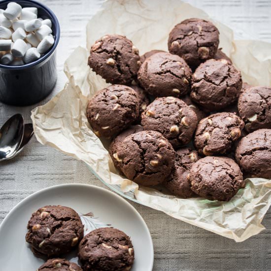 Gluten Free Hot Cocoa Cookies