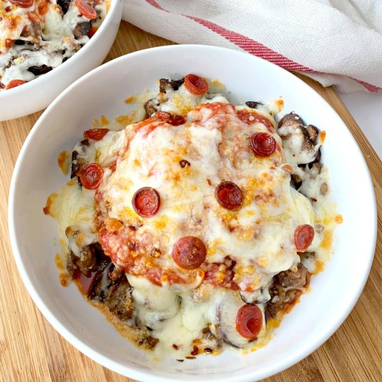 KETO PIZZA IN A BOWL