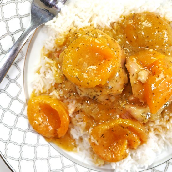 Slow Cooker Apricot Chicken