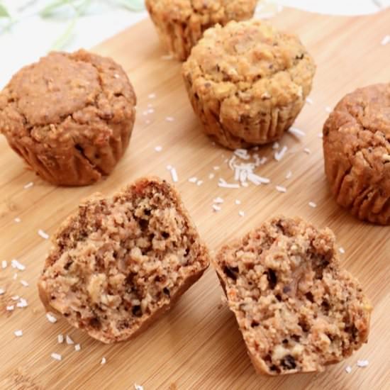 PICKED GINGER CARROT CAKE MUFFINS