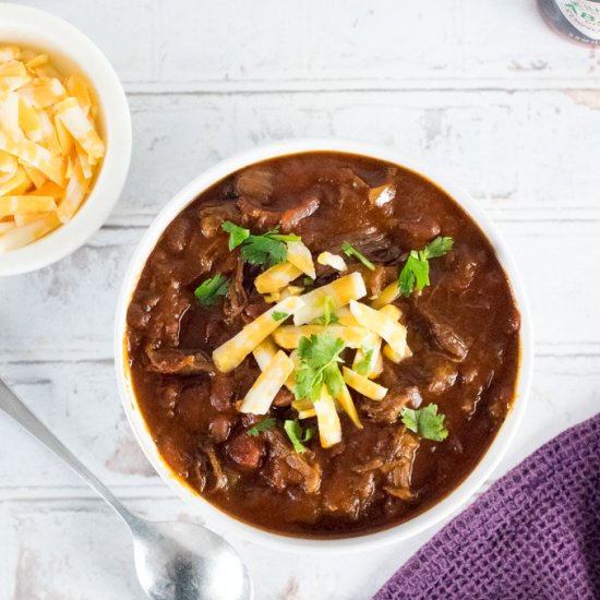 Shredded Beef Chili