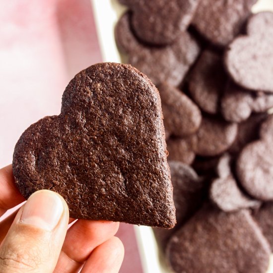 Crisp Dark Chocolate Cookies