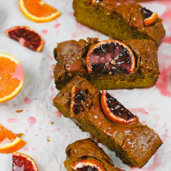 Blood Orange Olive Oil Loaf Cake