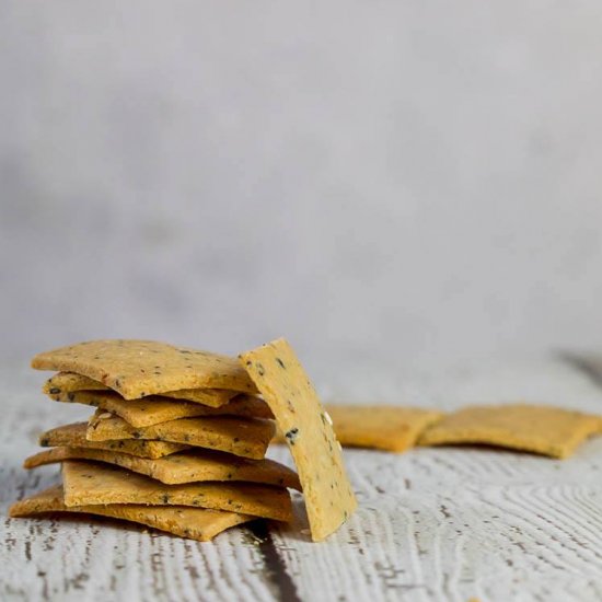 KETO CHEESE CRACKERS – 5 INGREDIENT