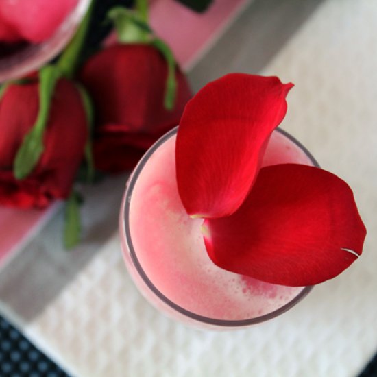 Valentine Special Rose Milk Recipe