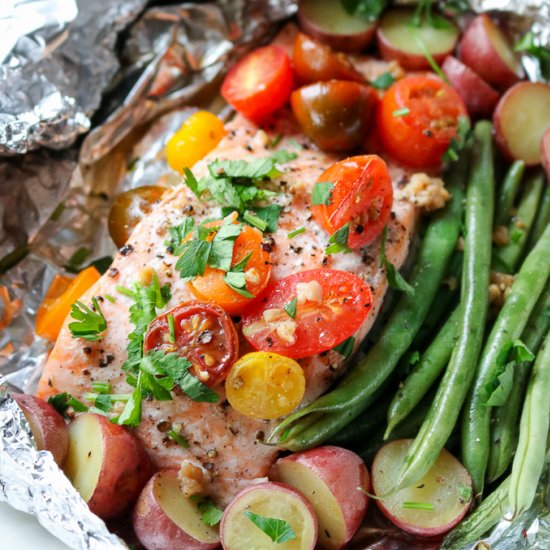 Salmon Foil Packets