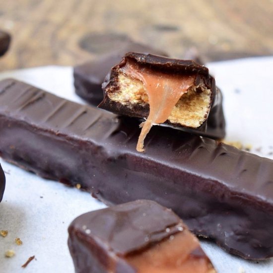 Vegan twix bars