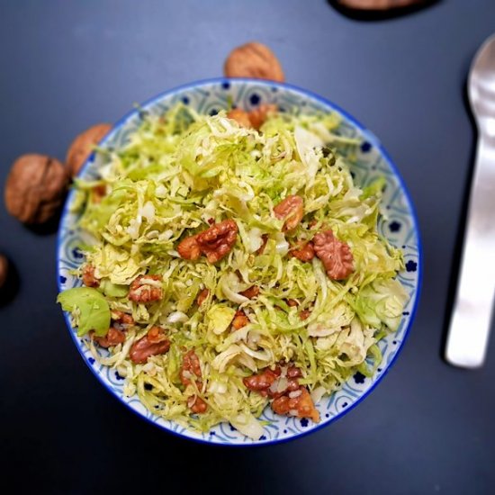 shaved brussels sprout salad