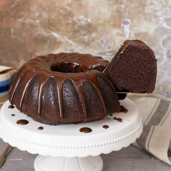 Chocolate Sour Cream Bundt Cake