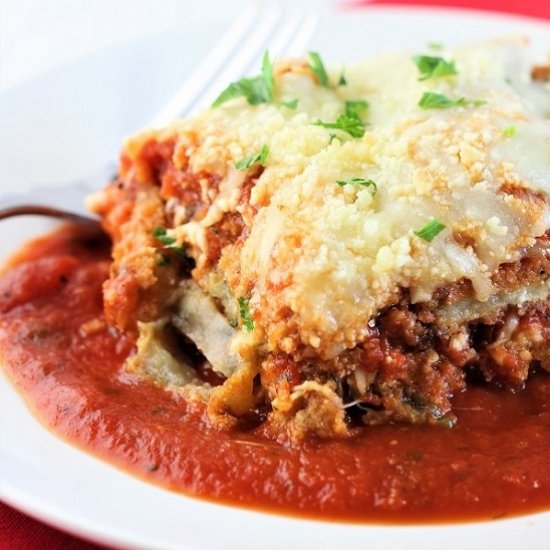 baked eggplant parmesan