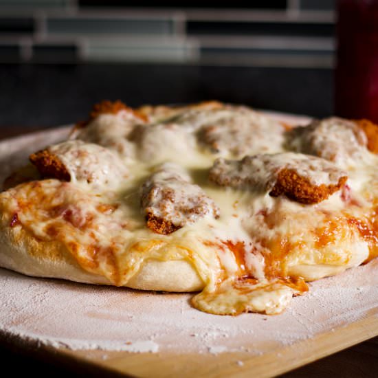 BBQ Fried Chicken Pizza