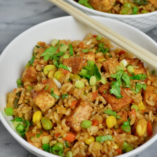 VEGGIE TOFU FRIED RICE