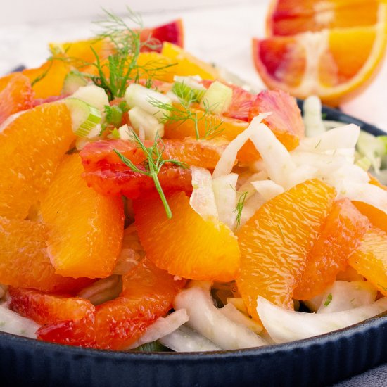 BLOOD ORANGE FENNEL SALAD