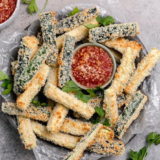 baked zucchini fries