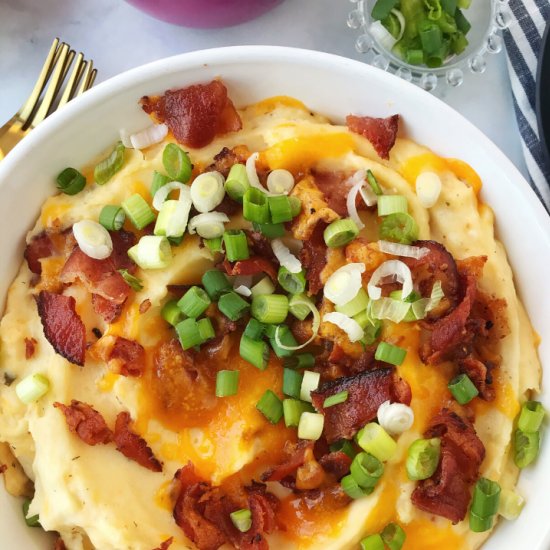 Bacon Cheddar Ranch Mashed Potatoes