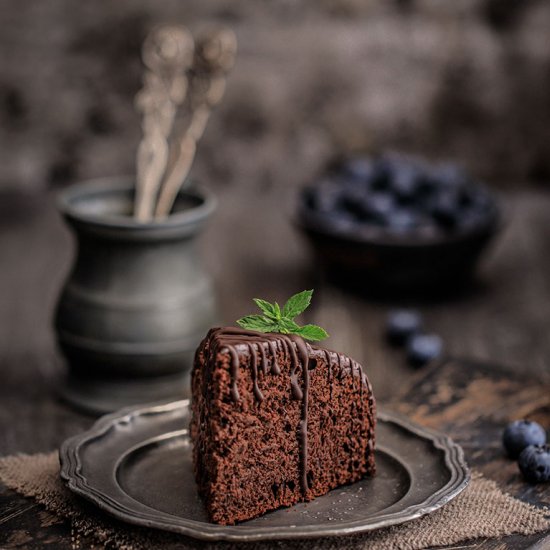 Vegan gluten free chocolate cake