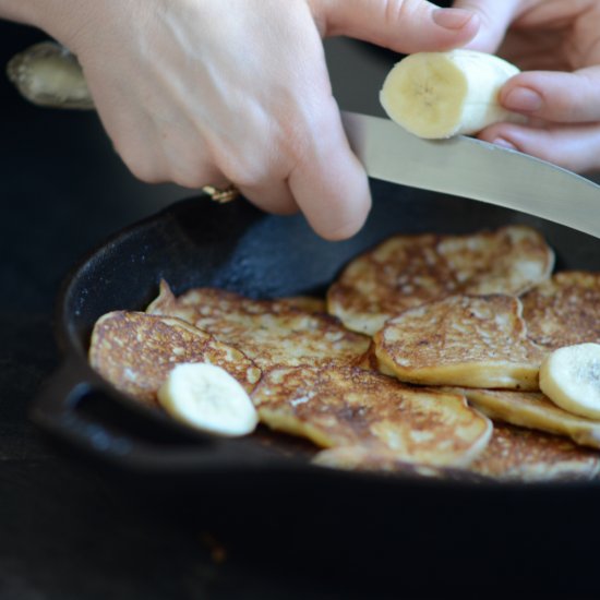 Healthy Banana Pancakes