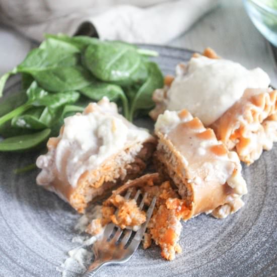 Whole Wheat Turkey Lasagna Rolls