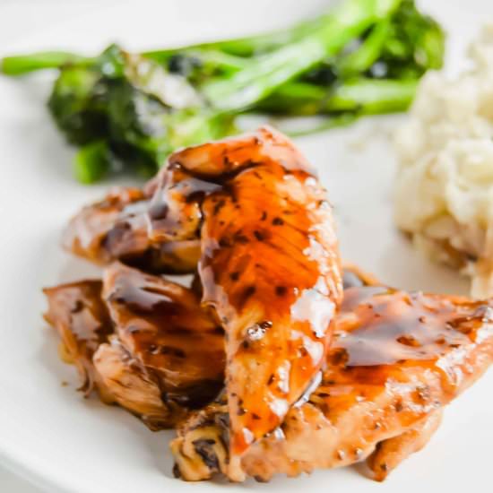 Maple Balsamic Glazed Chicken